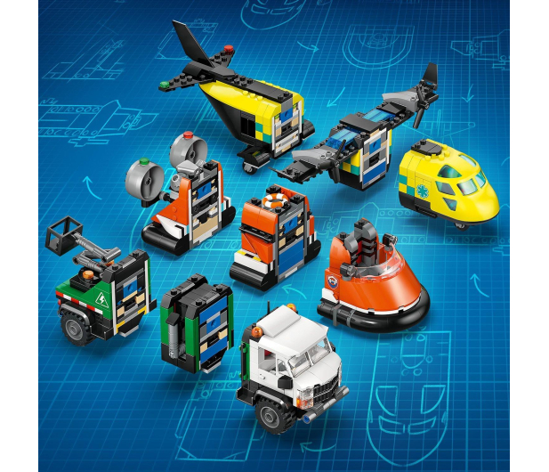 LEGO CITY 60505 Zestaw z samolotem, ciężarówką serwisową i podusz - 1473522 - zdjęcie 7